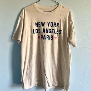 Cities graphic t-shirt